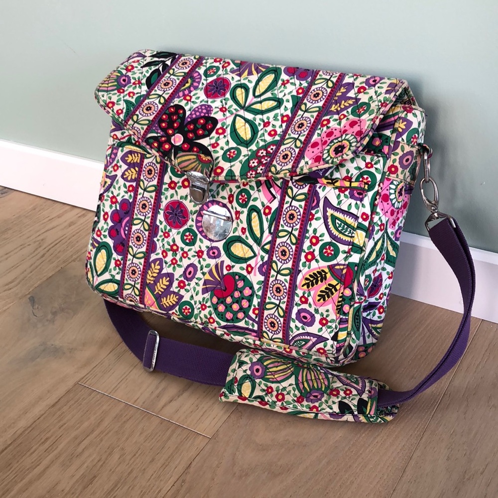 Vera Bradley brief case laptop bag